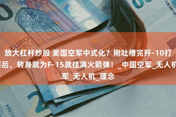 放大杠杆炒股 美国空军中式化？刚吐槽完歼-10打火箭落后，转身就为F-15就挂满火箭弹！_中国空军_无人机_理念